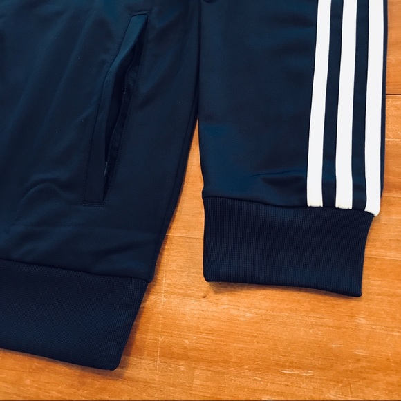 ADIDAS Navy Blue 3-Stripes Track Suit - Picture 4 of 9